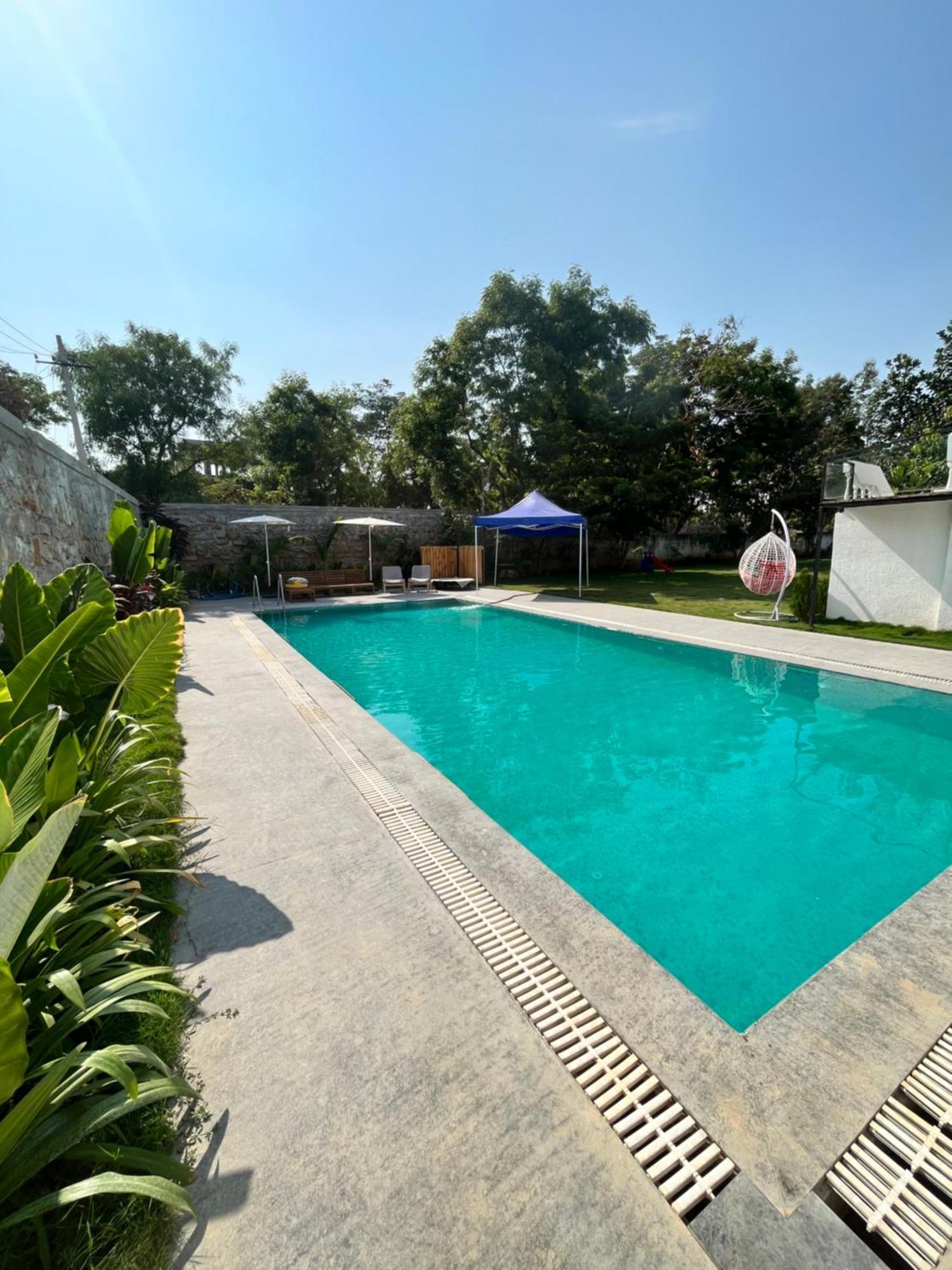 Jlr Farm Stay Hyderabad Bagian luar foto